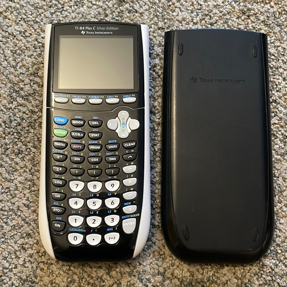 TI-84 Plus C Silver Edition Calculator